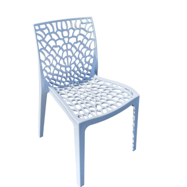 Chaise blanche Saphir